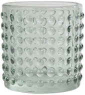 HOMEA Arty, na čajovou svíčku, skleněný, zelený, výška 7,7 cm - Candlestick