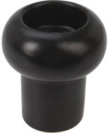 HOME STYLING COLLECTION Na čajovou svíčku, keramický, černý, výška 8,5 cm - Candlestick