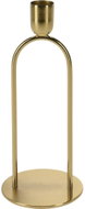 HOME STYLING COLLECTION Na dlouhou svíčku, kovový, zlatý, výška 20 cm - Candlestick
