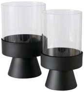 BOLTZE HOME Pallas, sada 2 ks, na válcovou svíčku, kovový, průhledný, výška 29 cm - Candlestick