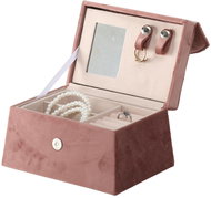 Boltze Jewellery box with mirror Clea, pink - Jewellery Box