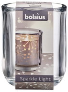 Bolsius Candle holder Sparkle light, clear, glass 71 × 87 mm - Candlestick