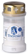Bolsius Theresia Cemetery candle with lid, 170 g, 45 h, white - Candle