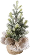 Boltze Home, Úmělý vánoční stromeček v jutovém květináči TANNE, 22 cm - Vánoční stromek