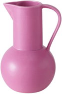 Boltze Pink decorative vase Zuky made of matt stoneware, 25 cm - Vase