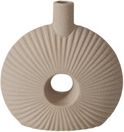 Boltze Ceramic vase DANIELA, 19 cm, beige - Vase