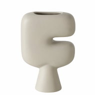 Boltze Aluminium vase PASU, 23 cm, beige - Vase