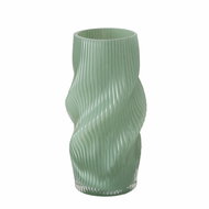 Boltze Glass vase VERESE, 30 cm, green - Vase