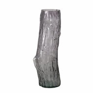 Boltze Glass vase ALBERTO, 46,5 cm, grey - Vase