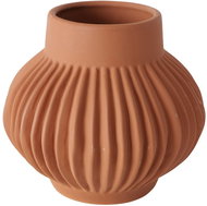 Boltze Ceramic vase with hand decoration ALTENA, orange - Vase