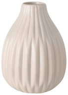 Boltze Ceramic striped vase ESKO, beige - Vase