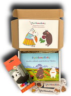 Rychlomalůvky Mortík a záhada země královny Vilemíny dárkové balení - Kniha