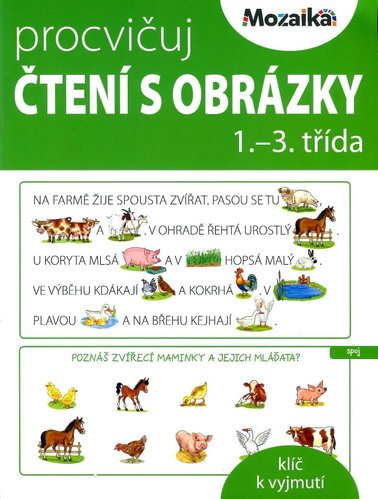 Procvičuj čtení s obrázky, 1.- 3. třída - Kniha - Main image