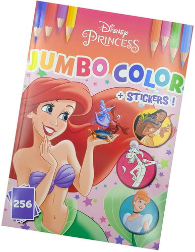 Disney Maxi colouring Book Jumbo - Princesses - Colouring Book - Main image