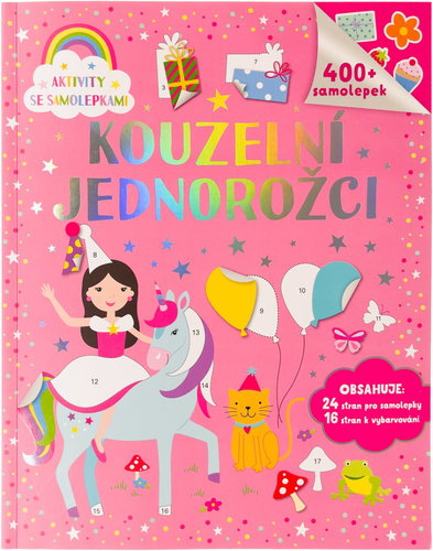 Kouzelní jednorožci 400 samolepek - Kniha - Main image