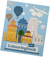 Craft Kniha omalovánek pro dospělé - Město a vesnice - Colouring Book