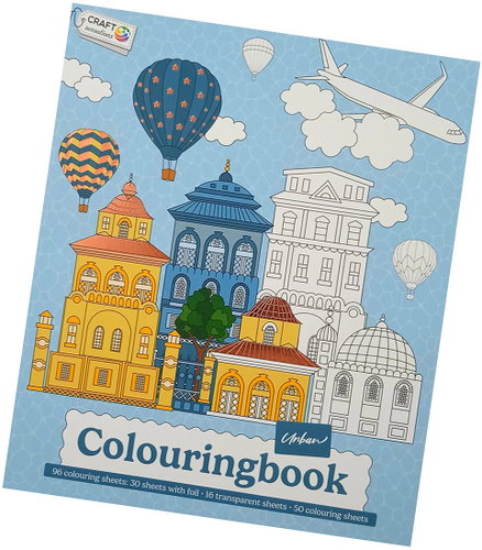 Craft Kniha omalovánek pro dospělé - Město a vesnice - Colouring Book - Main image
