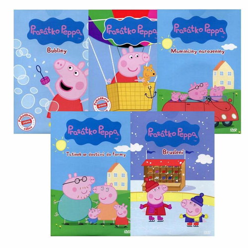 Prasátko Peppa kolekce (5 DVD) (papírový obal) - DVD Film - Main image