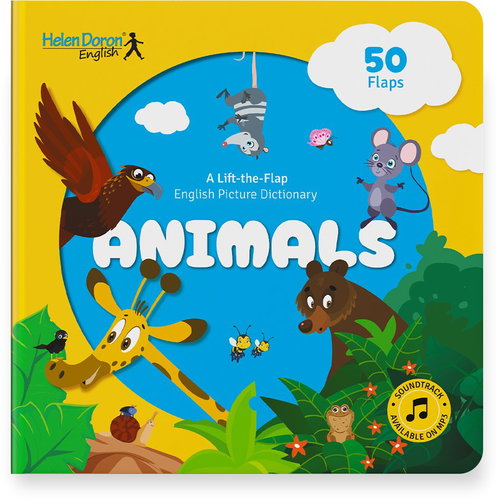 Animals - 50 flaps - Kniha - Main image