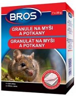 Rodenticíd BROS granuly na myši a potkany 7× 20 g - Rodenticíd