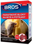 BROS Rodenticid - parafínové bloky na myši a potkany, 100 g - Rodenticid