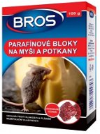 BROS Rodenticid - parafínové bloky na myši a potkany, 100 g - Rodenticid