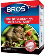 BROS Rodenticid - obilné vločky na myši a potkany, 5 x 20 g - Rodenticid