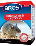 BROS Rodenticíd, zrno na myši a potkany 6 × 20 g - Rodenticíd