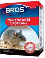 BROS Rodenticid - zrno na myši a potkany, 6 x 20 g - Rodenticid