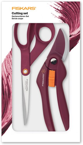 Fiskars Set of Scissors, Merlot - Pruning Shears - Main image