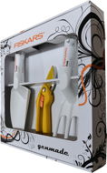 Garden Tool Set Fiskars Set Saffron, white - Set zahradního nářadí