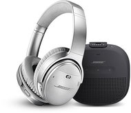 Bose QC 35 II Silver and Bose SL Micro Black - Set