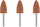 9.5mm Aluminium Oxide Grinding Stone, 3 pcs 2.615.095.2JA