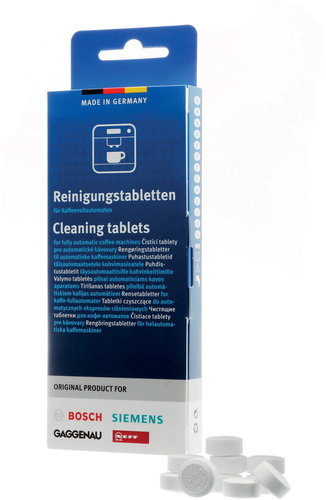 BOSCH 00312504 Cleaning tablets, set of 10 - Cleaning tablets - Main image