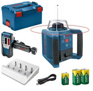 BOSCH Professional Stavební rotační laser GRL 300 HV + LR 1 Lboxx, 0.601.061.505 - Rotační laser