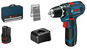 BOSCH Professional Vrtací šroubovák AKU GSR 12V-15 0.601.868.10H (2x2 Ah) - Aku vrtačka