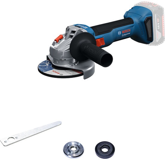 BOSCH 06019N9000 Professional GWS 18V-8 Solo Akkus sarokcsiszoló, 125 mm (akku nélkül)