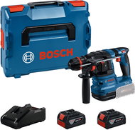 BOSCH Professional Drilling hammer AKU with case GBH 18V-22 X, 0.611.924.101 (2x 4 Ah) - SDS-Plus Rotary Hammer Drill