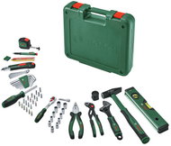 BOSCH Sada ručního nářadí, kleště, ráčna 1/4", kladivo, metr, vodováha, bity, 73 ks 1.600.A03.9HZ - Tool Set