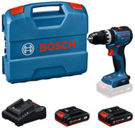 BOSCH Professional Vrtačka AKU s příklepem GSB 18V-52, nabíječka, kufr 0.601.9S0.123 (2 × 2 Ah) - Cordless Drill