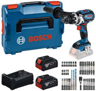 BOSCH Professional Vrtačka AKU s příklepem GSB 18V-110 C, sada bitů, L-BOXX 0.615.A50.0E0 (2 × 5 Ah) - Cordless Drill