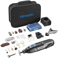 DREMEL 8240 cordless multi-tool, 45 accessories, 3 attachments F.013.824.0JF, 1 × 2Ah - Straight Grinder