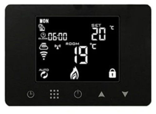 BOT WiFi Room Wireless Thermostat Tuya RT9 16A Black - Thermostat - Main image