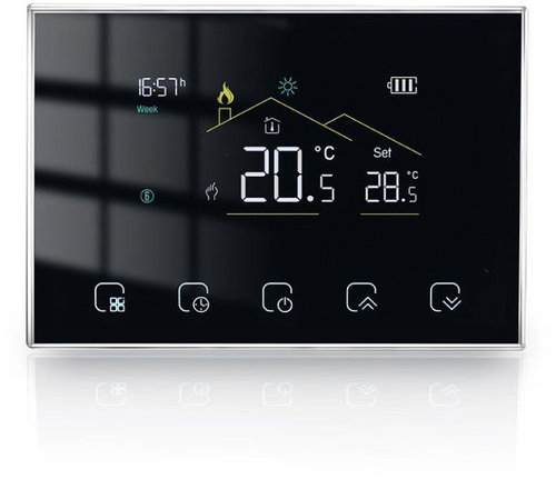 BOT WiFi Wireless Room Thermostat Tuya RTL1 16A Black - Thermostat - Main image