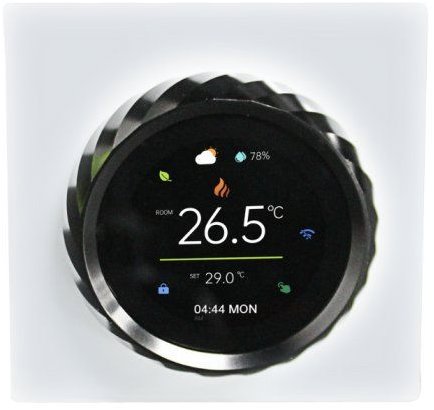 BOT WiFi Room Thermostat Tuya RTL4 16A Black - Thermostat - Main image