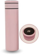 BOT Thermos Flask with Thermometer and Replaceable Battery Pink - Thermos