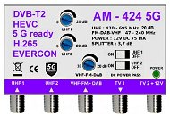EVERCON antenna amplifier AM-424 5G without power supply - Antenna Amplifier