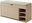 Black shoe rack with seat and pull-out shelves GRADIA, 100 × 34 × 50 cm, beige