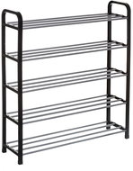 5five Shoe rack, black - Shoe Rack
