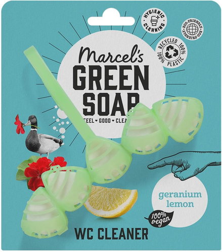 Marcel's Green Soap WC block Geranium & Citron 55g - Toilet Block - Main image
